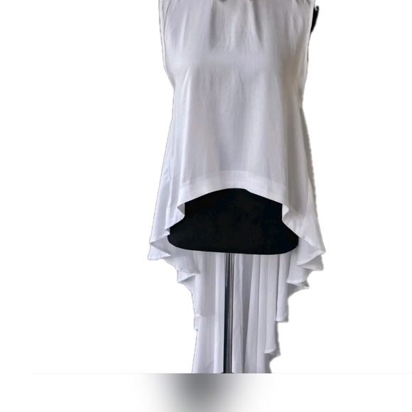 Musard Seed Elegant White Sleeveless Top-Size Small - Picture 8 of 15